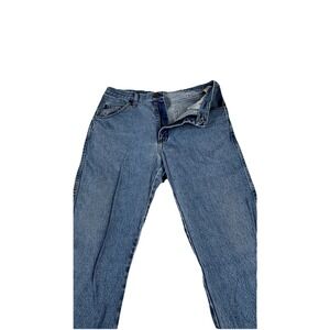 Wrangler Regular Fit Jeans Men's 34x32 Blue Denim 5-Pocket Classic Straight Leg